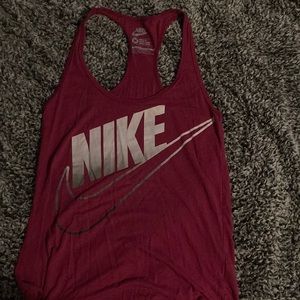 Pink Nike tank top size medium